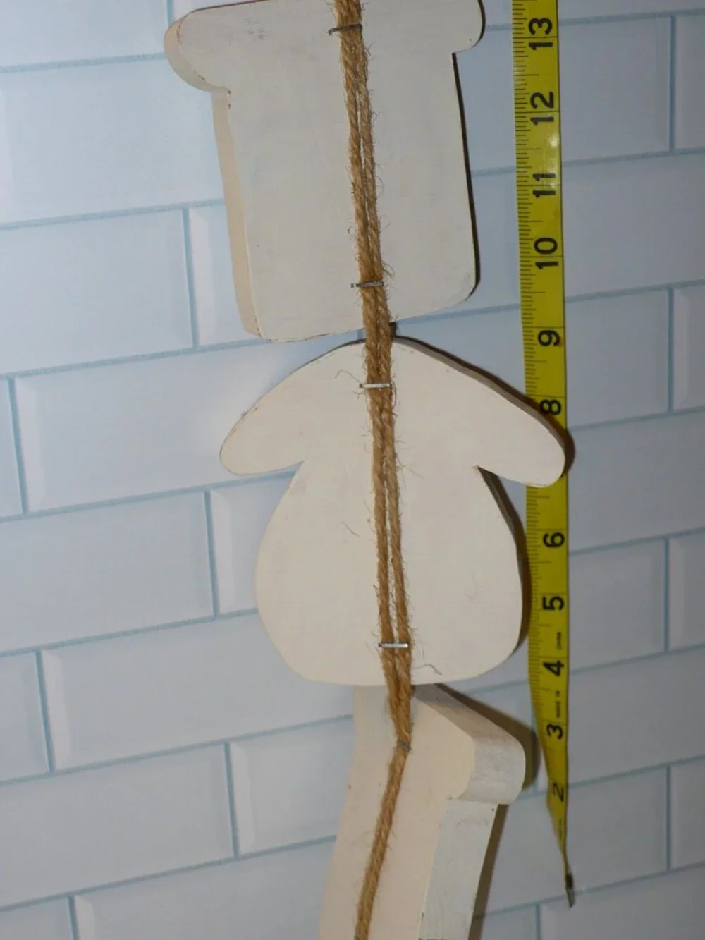 Vintage 1990's Cottagecore Farmhouse Sweet Clover Milk Handmade Wood Hanging